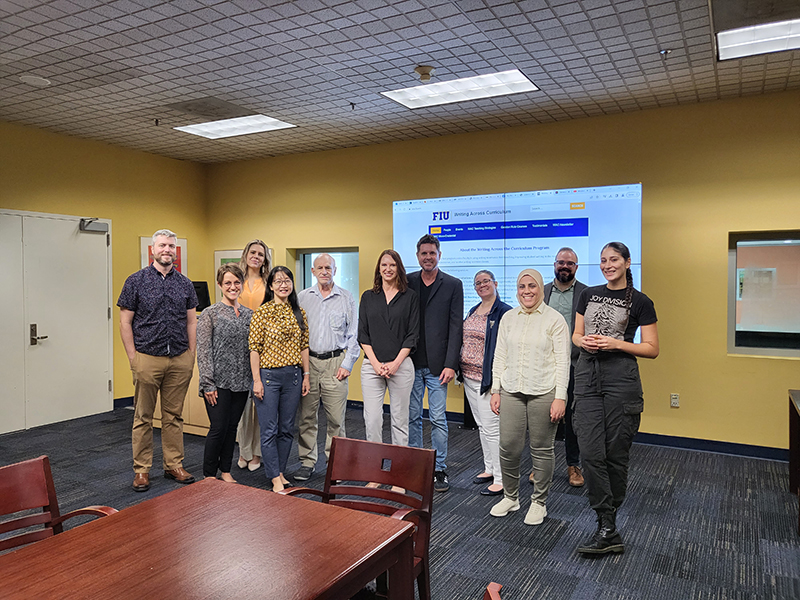 Group photo of WAC Open House participants